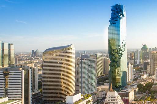 HTML 曼谷玻璃天空步道 Mahanakhon Skywalk