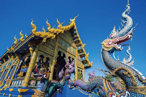清萊蘇町藍廟 WAT SUEA TEN