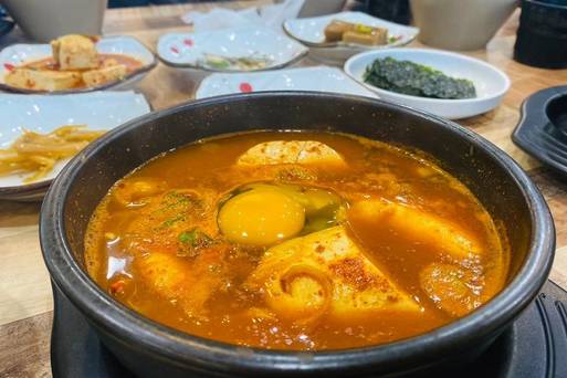 韓式一品豆腐鍋+季節小菜