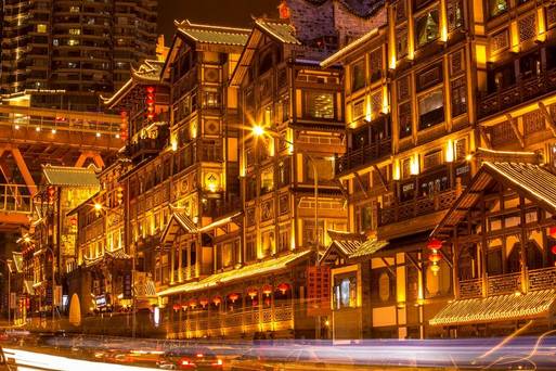 重慶洪崖洞夜景