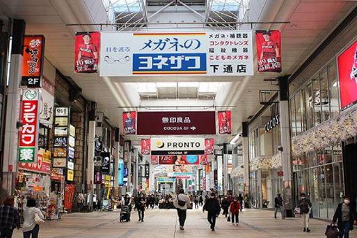熊本下通商店街