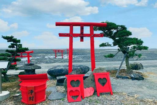 九州-佐賀-太良町大魚神社海中鳥居