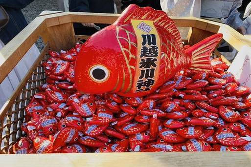 冰川神社.繪馬隧道.人形流