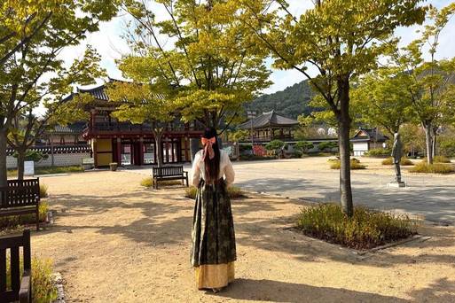 加耶主題公園韓服體驗+椪糖體驗+扇子體驗