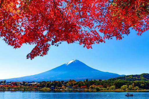 河口湖紅葉祭