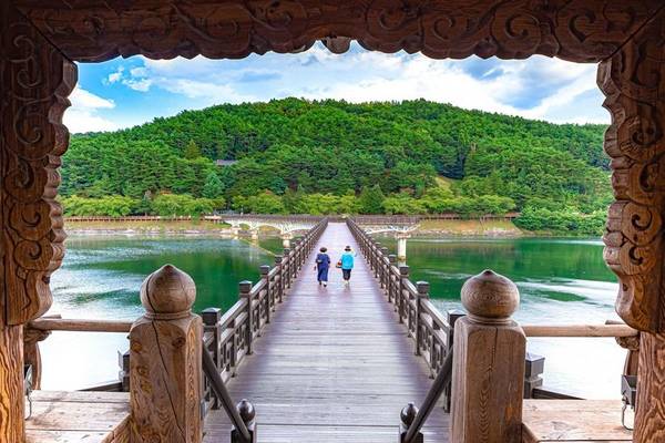 【深度釜邱】升等飯店、世界遺產安東河回村、浪漫月映橋、韓服遊漆谷村、膠蘘列車5日