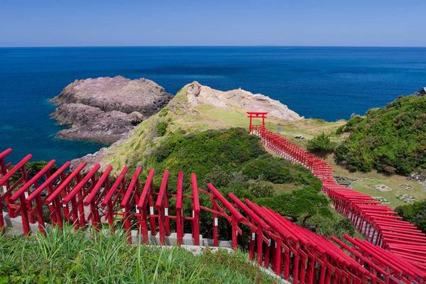 【日本】九州一日遊｜元乃隅稻成神社、角島大橋、別府弁天池一日遊（福岡出發）