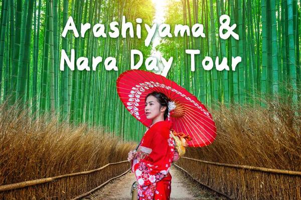 【日本】大阪、京都、奈良一日遊｜勝尾寺、箕面瀑布、嵐山竹林、東大寺、奈良公園｜大阪出發