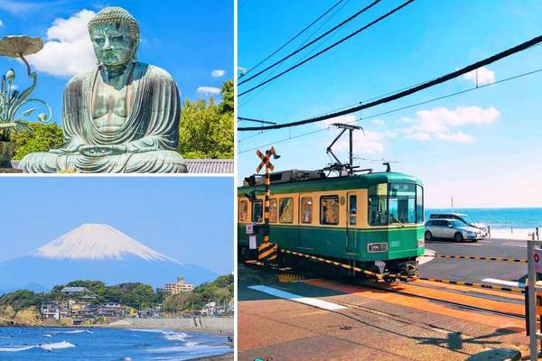 【日本】１人成行☄鎌倉一日遊｜鎌倉大佛、江之電、鎌倉高中、江之島｜東京出發
