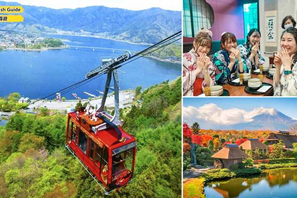 【日本】１人成行☄東京｜富士山一日遊｜忍野八海、大石公園、河口湖天上山纜車、羅森便利店｜東京／新宿出發