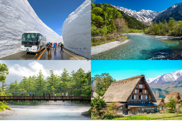 【日本】立山黑部三日遊｜立山黑部阿爾卑斯山路線雪牆、上高地、白川鄉合掌村、高山、金澤兼六園｜名古屋出發