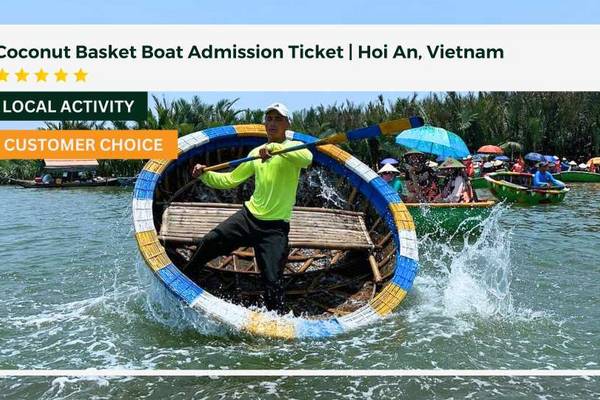 【越南】會安 | 竹籃船船票