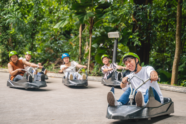 【新加坡】聖淘沙｜斜坡滑車、空中吊椅體驗