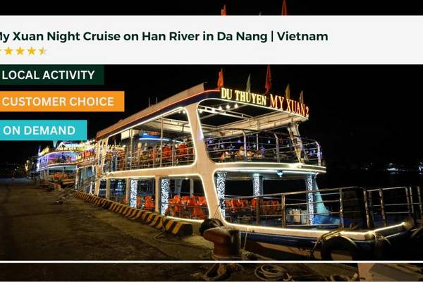 【越南】峴港｜My Xuan Cruise 遊輪夜遊漢江