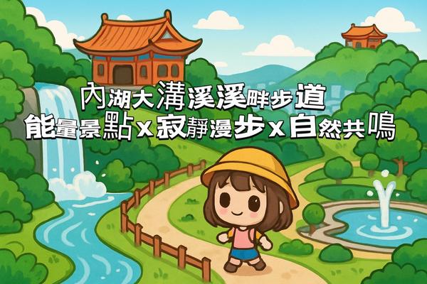【城市故事行旅】台北｜內湖大溝溪溪畔步道半日遊｜寂靜漫步 × 溪水流聲 × 自然共鳴