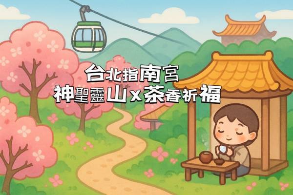 【城市故事行旅】台北｜指南宮神聖靈山 × 茶香祈福 × 靜心步道