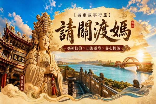 【城市故事行旅】新北｜請關渡媽｜媽祖信仰 × 山海靈境 × 靜心探訪