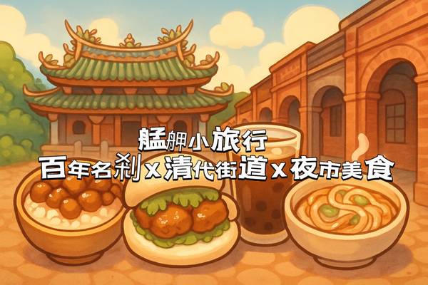 【城市故事行旅】 台北｜艋舺小旅行｜百年名剎 × 清代街道 × 夜市美食