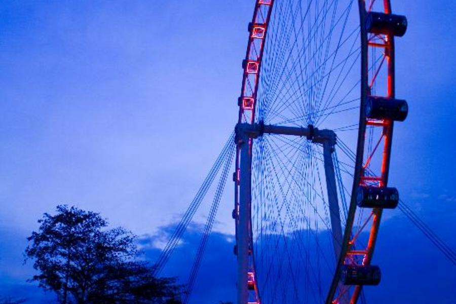 【諸事大吉~新加坡】~ 夜動+金沙+環球+摩天輪+濱海灣 四日BR