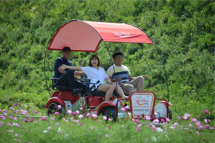 與神同行~樂天世界、樂天塔、鐵道自行車、晨靜樹木園、北村三清洞5日