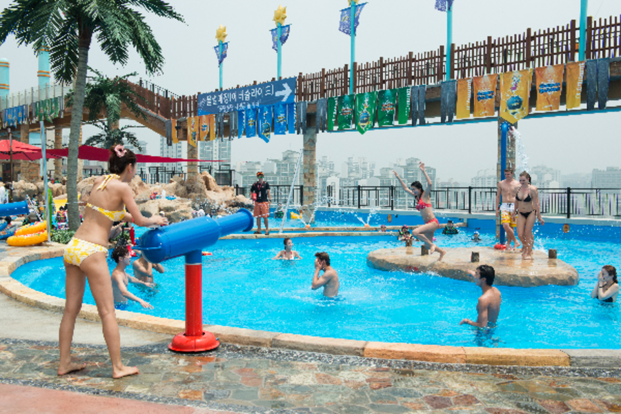 【升等五星飯店】夏戀韓國 樂遊愛寶樂園.室內雪盆.AQUA水世界五日【大韓】