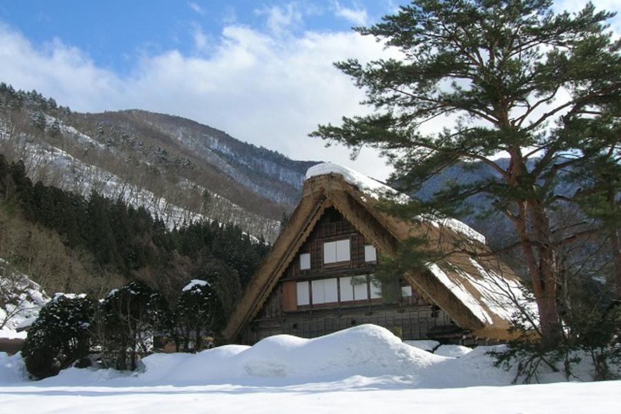 ★冬夢童話★北陸阿爾卑斯.米其林合掌村.新穗高纜車.雪盆戲雪.三町美食.溫泉5天