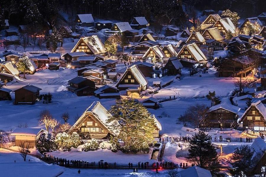 【頂極加賀屋】飛驒高山白川合掌村點燈新穗高大阪帝國六日