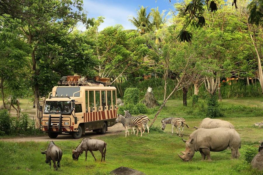 【親子 i峇里 - 小孩不佔床半價】狩獵小屋野生動物園 + 金巴蘭艾美酒店峇里島自由行5日