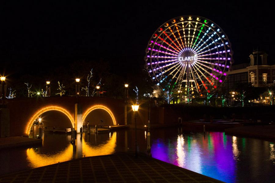 熊本歐堡★光影慶典‧陶藝夢吊橋‧名湯蟹宴４日