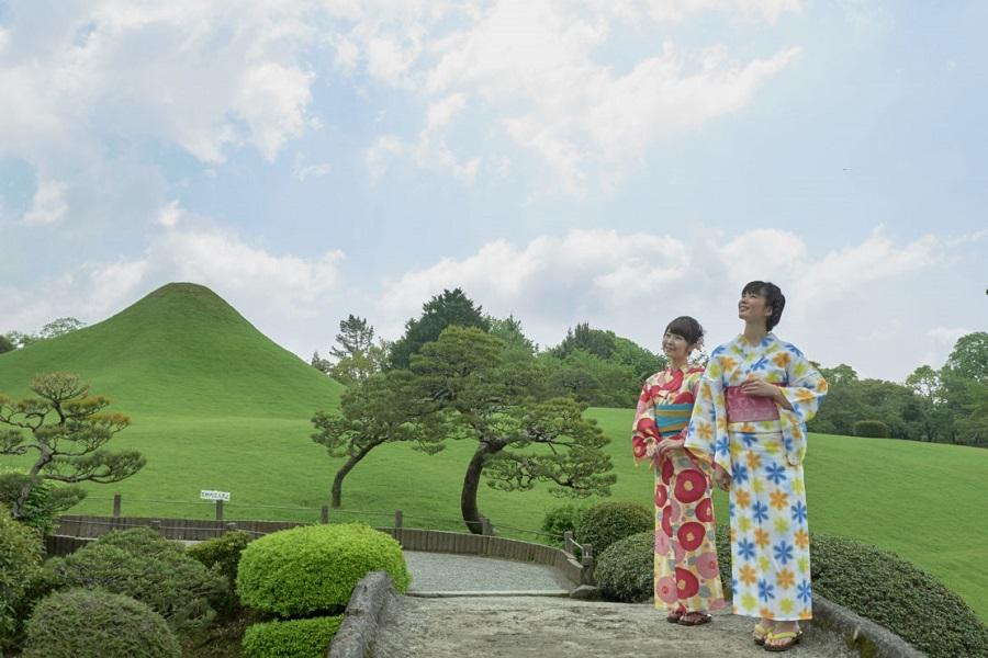 【秋賞熊本】水前寺和服體驗、九重夢吊橋、黑川古街、秋月城跡、雙溫泉5日