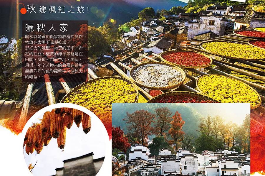【楓光登場】江西婺源篁嶺曬秋、大覺山懸崖動車、網紅葛仙村、石城溫泉八日