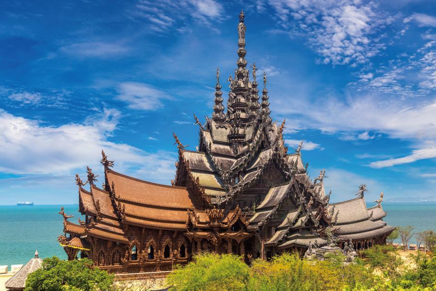 【泰享玩大城】夕陽明星號、粉紅沙灘水上活動、二晚五星、大城嘟嘟車五日