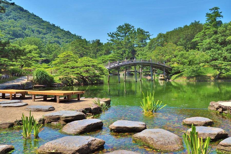 【限量限量高松】保住百選‧遊船奇橋‧纜車名園‧金刀比羅宮‧四國購物4日