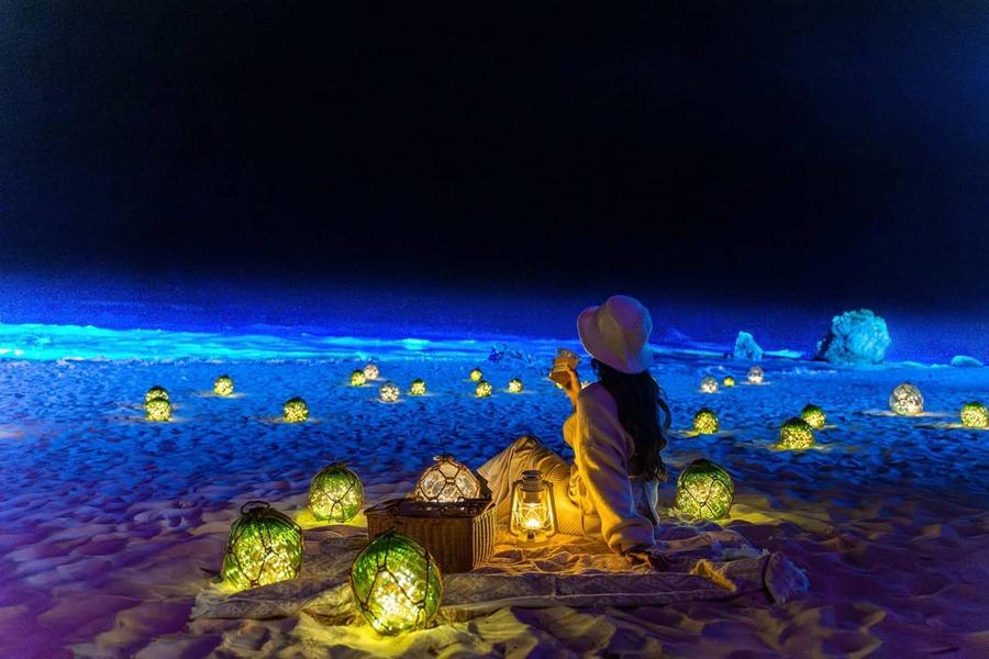 【沖繩．琉光夜嶼】暖冬限定｜星野咖啡海濱點燈、海洋博公園、琉染體驗四日