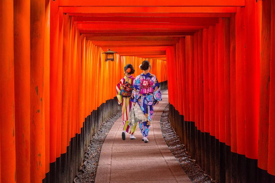 【三都樂逍遊】奈良東大寺伏見.京都嵐山清水寺.金閣寺.大阪自由散策5日