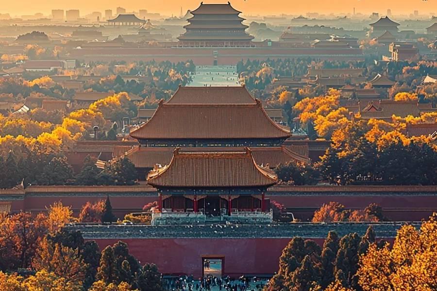 楓光京城紫禁城、銀杏大覺寺、承德、金山嶺長城、古北水鎮、蒙古歌舞餐八天