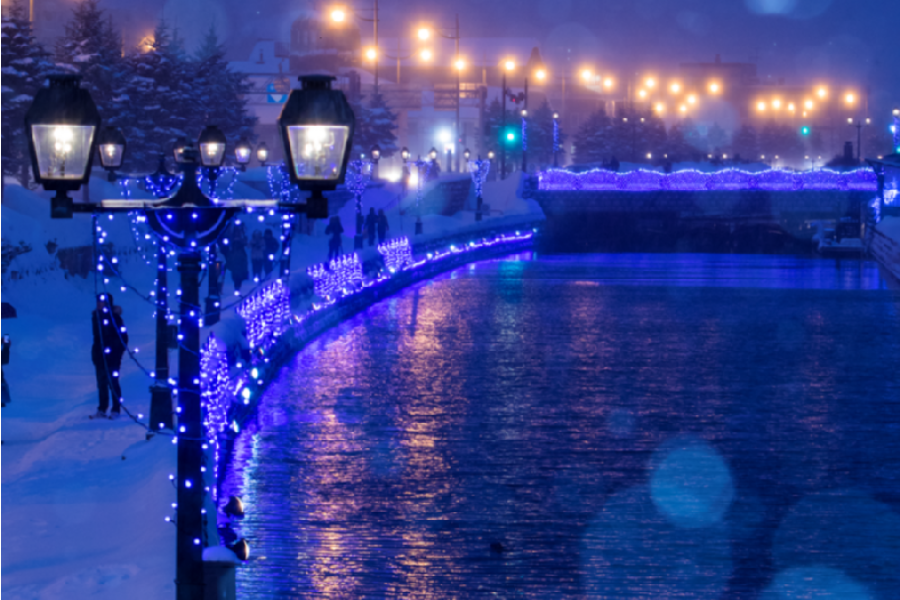 【冰晶閃耀北海道】破冰船・熱氣球・雪樂園・藻岩山纜車.小樽之夜6日