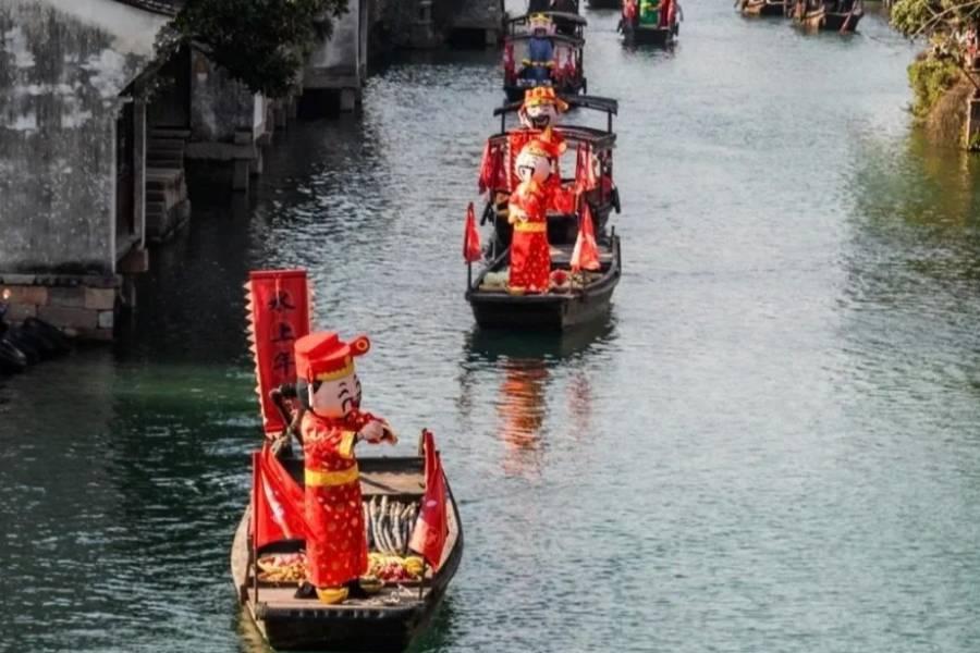 【金馬迎春˙紅紅火火遊烏鎮】外灘風華、船遊西湖、留園探趣、拈花禪境6日