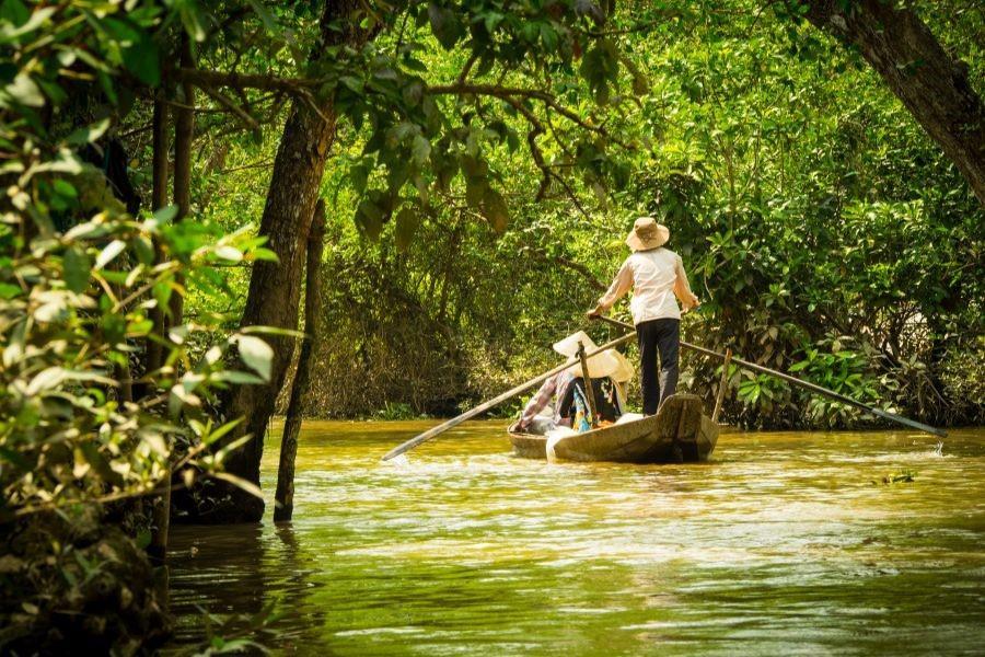 東方小巴黎●西貢輕旅行~椰林小舟探險.大白鯊夜遊船.胡志明市自遊趣5日