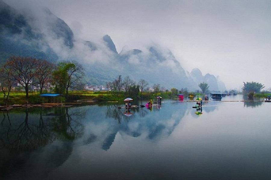 澳享桂林~五星美居酒店、七星公園、車遊十裏畫廊、船遊興坪灕江6日