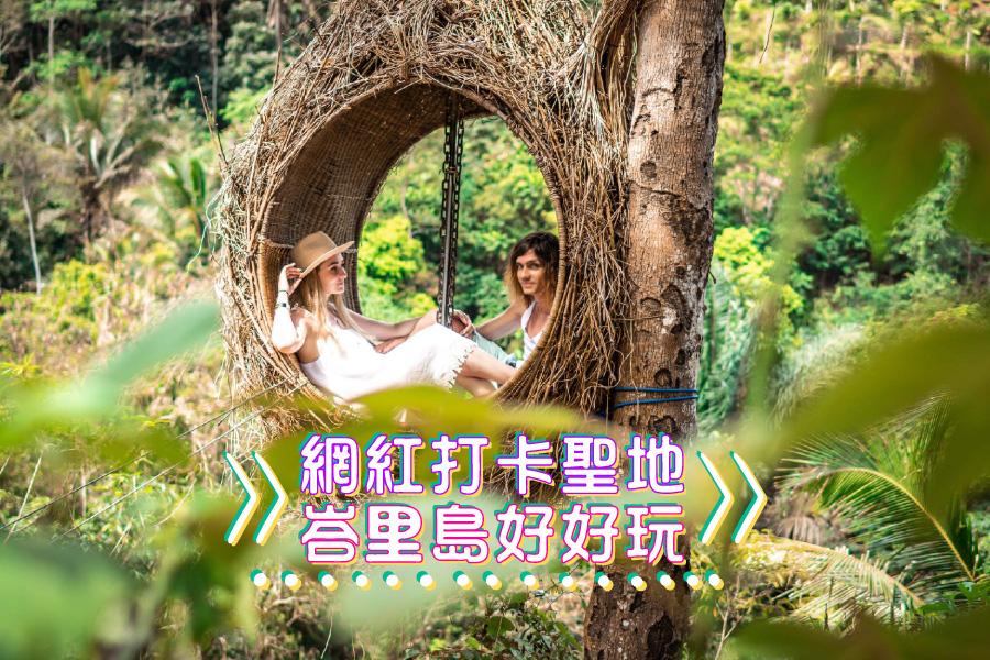 【酷玩峇里島】網紅打卡聖地-鳥巢&鞦韆+維克水上樂園樂半自由行4+1日(2人成行-酷航)