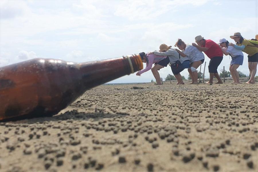 【搶灘無人島】海上巴士尋鱟、蛋糕沙灘體驗、好美船屋、布袋漁港一日遊