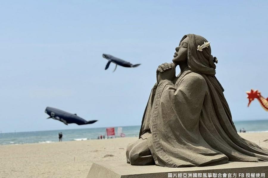 逍遙沙城，2025通霄沙雕藝術節、全新苗栗火車頭園區-百年蒸氣列車一日