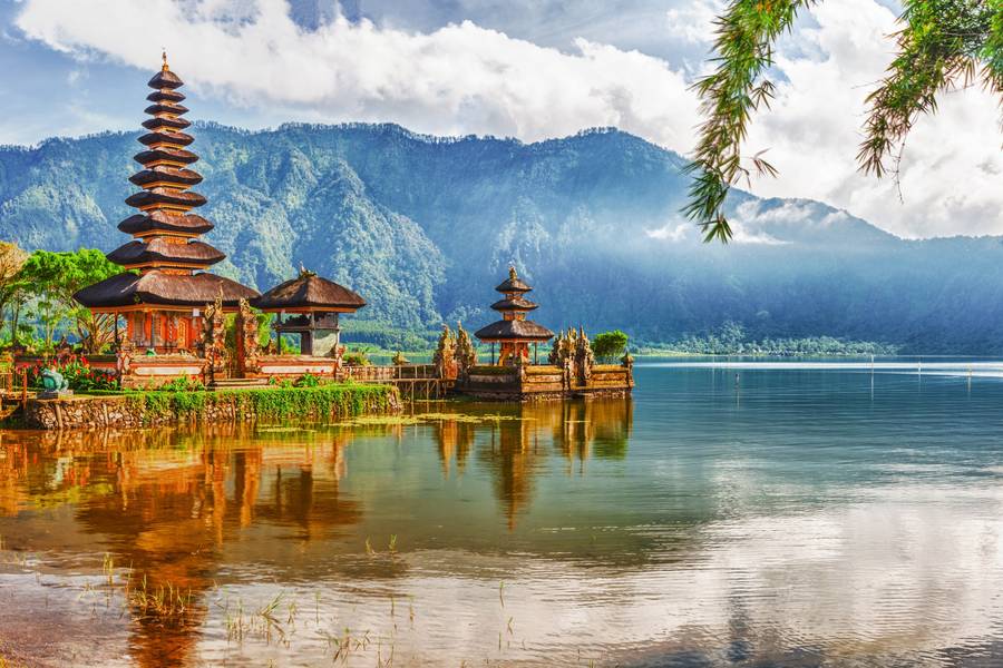 Bali Temple Lake