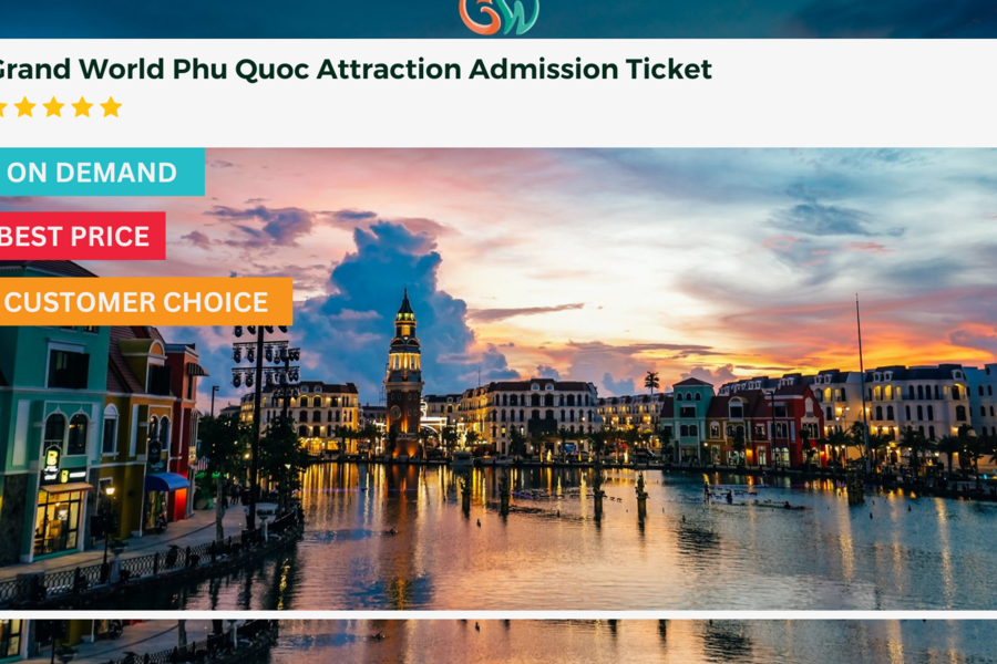 【越南】富國大世界GRAND WORLD門票｜富國島