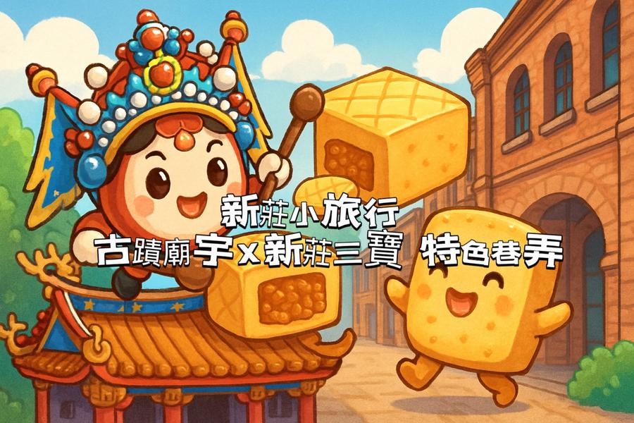 
                                                                                                                        【城市故事行旅】新北｜新莊小旅行｜古蹟廟宇x 新莊三寶 x 特色巷弄
                                                                                                                        