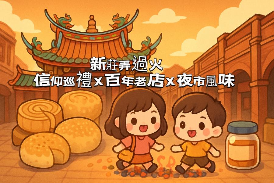 
                                                                                                                        【城市故事行旅】新北｜新莊弄過火｜信仰巡禮 × 百年老店 × 夜市風味
                                                                                                                        