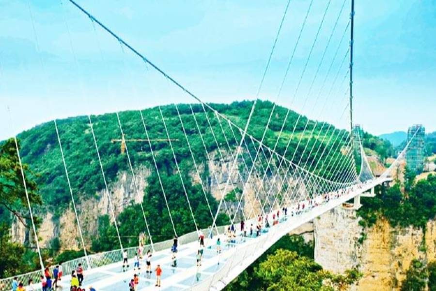 
                                                                        雲天渡玻璃橋
                                                                        